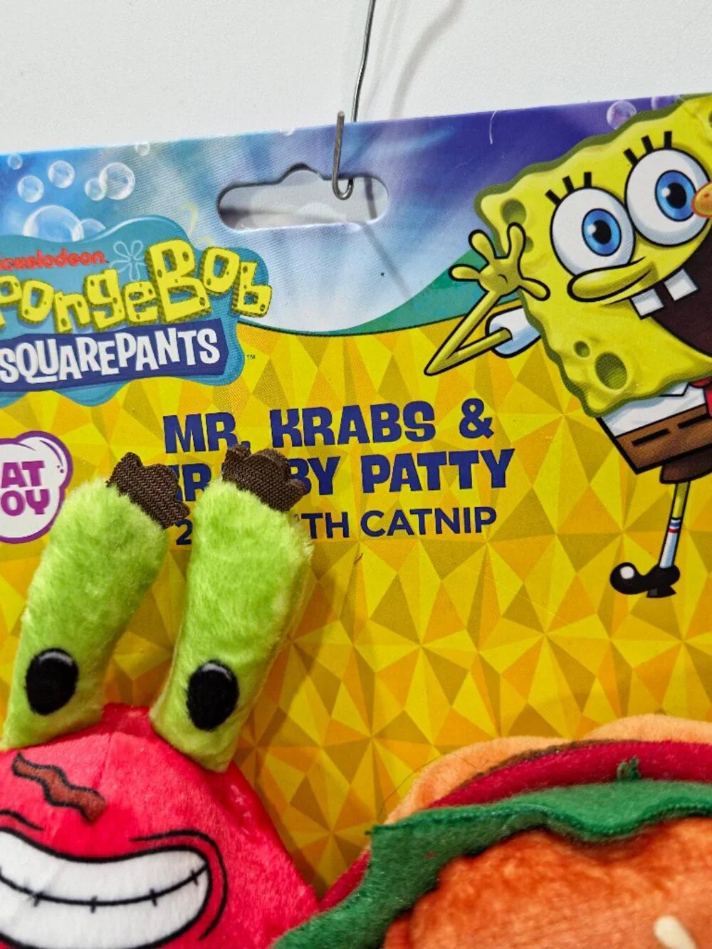SpongeBob SquarePants Cat Toy Bundle, NEW